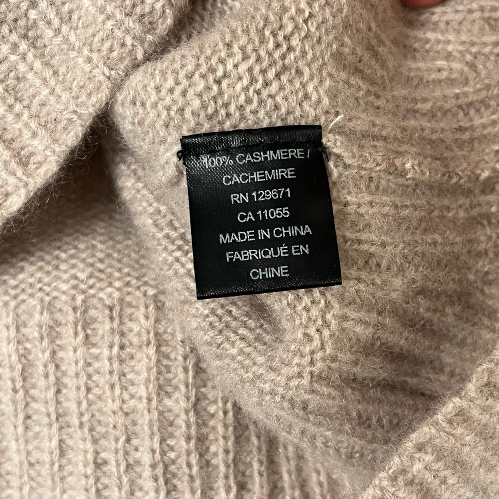 360 cashmere sweater tan size small - Picture 5 of 5